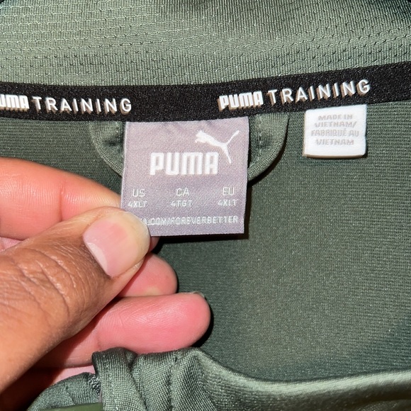 Puma Track Suit 4XLT Army Green Used Excellent Condition $80 OBO - Picture 5 of 5